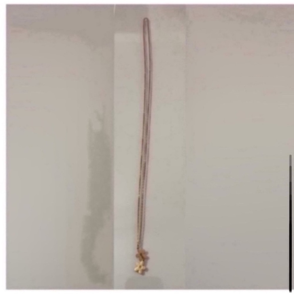 🔥2 FOR $30🔥MADEWELL DAISY LARIAT NECKLACE IN VINTAGE GOLD - Picture 12 of 15